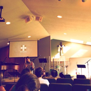 Tom Schmidt preaching